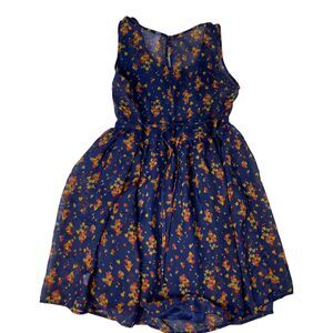 Xhilaration Heart Tank Sun Blue Dress Underneath Tank Size Medium